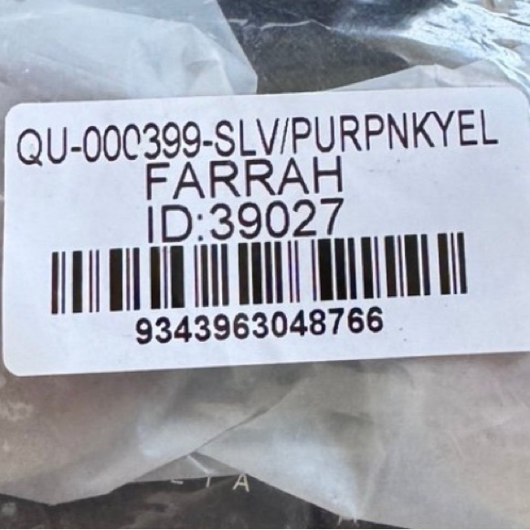 BNWT Quay “FARRAH” slv/purpnkyel Sunglasses - Picture 8 of 8